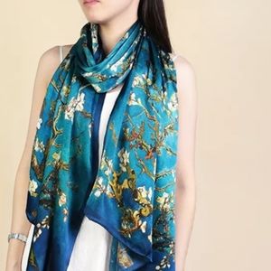 Luxurie silk scarf Van Gogh Floral Design